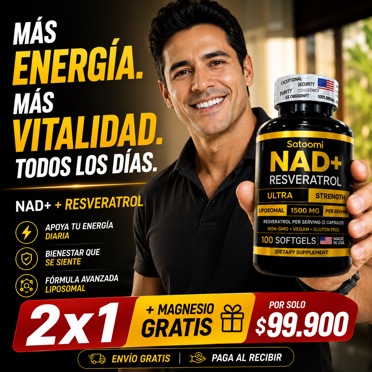 NAD + resve con vitalidad