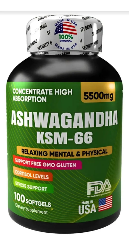 Ashwagandha Ksm66 X100 Softgels
