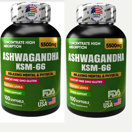 2x1 Ashwagandha Ksm66 X 200Softgels + citramag